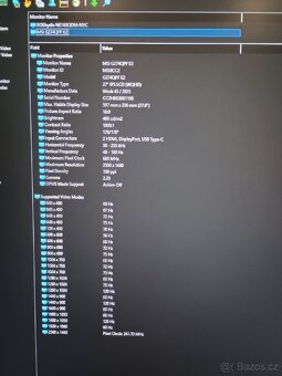 Monitor MSI 27" 2k 180hz - 3