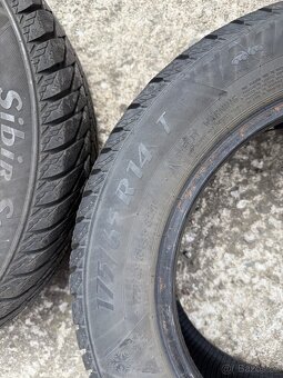2ks zimní pneu 175/65/14 Matador SibirSnow vzorek 7mm - 3