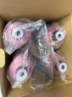 Nitě růžové NOVÉ - 3