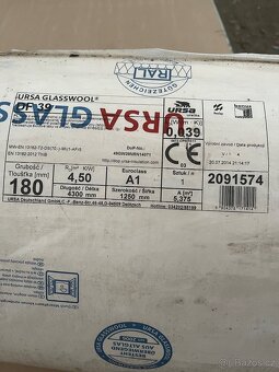 Minerální vata URSA 180 mm - 3