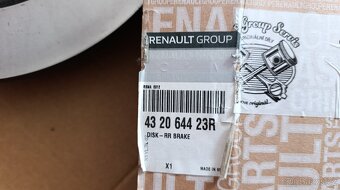 Zadné brzdové kotúče Renault Koleos - 3