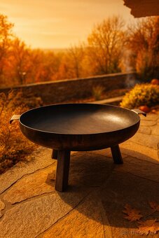 Venkovní zahradní ohniště 80 cm - 3