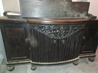 Starožitná skříň - sekretář - 3