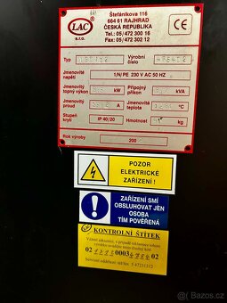 Elektrická vypalovací pec LAC M 30/12 - 3