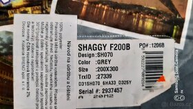 Luxusní koberec SHAGGY F200B - 3