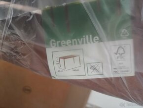 Zahradní stůl Greenville 140x80cm - eukalypt - 3