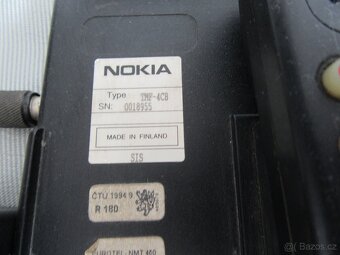 Starý mobil Nokia Typ HSN 5K. Funkčnost nezkoušena. Chybí ba - 3