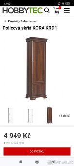 Prodám dvě policové skříně KORA - 3