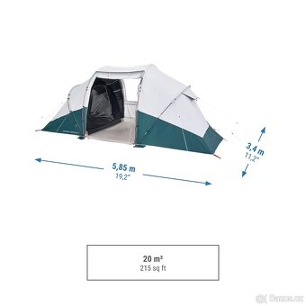 Prutový stan Arpenaz 4.2 F&B | 4 osoby | 2 ložnice Decathlon - 3