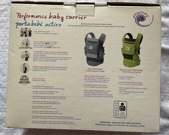 Nosítko Ergobaby Performance od 0 měsíců - 3