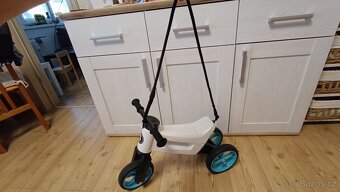 Odrážedlo Funny Wheels 2v1 bílá a tyrkysová - 3