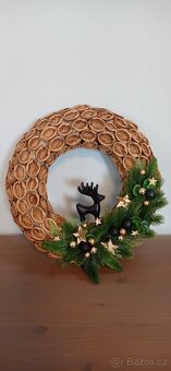 Vánoční věnec na dveře - 3