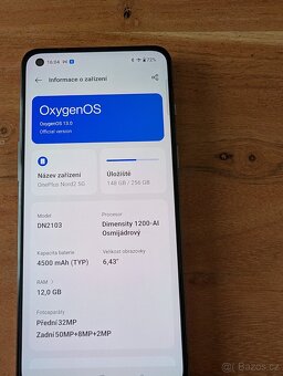 OnePlus Nord2 5G 256GB modrá - 3