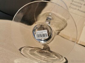 Velká / obří sklenice / číše s prohnutou stopkou - 3