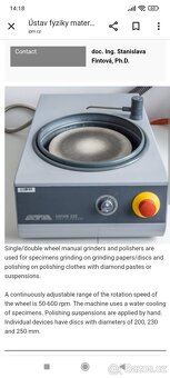 Laboratorní brusná Lešťička - 3