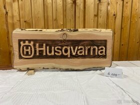 Dřevěné tabule s nápisy... KTM Husaberg Husqvarna Yamaha.. - 3