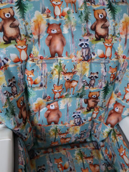 POTAH NA ŽIDLIČKU CAM CAMPIONE - 100% POLYESTER - tmavá máta - 3