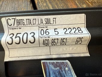 Lista palubni desky + repro - Audi A6 4G/C7 - 3