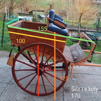 Sulka, bryčka, vůz za koně - 3
