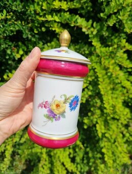 Starožitna porcelánová dóza Alka Kunst Německo - 3