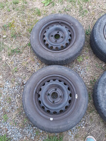 4ks plechových kol R13 4x100 Opel Astra - 3