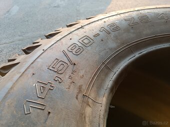 14,5/80-18 ULOZENKY NOVÉ NEJETE PNEU BARUM.NA VLEK 8T,9T - 3