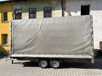 Humbaur HT 254118, plachtový přívěs, tandem, 3T - 3