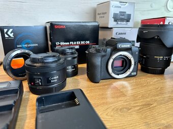 Kompletní foto set Canon M50 + objektivy Sigma a Canon + pří - 3