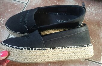 Černé espadrilky Calvin Klein Jeans - 3