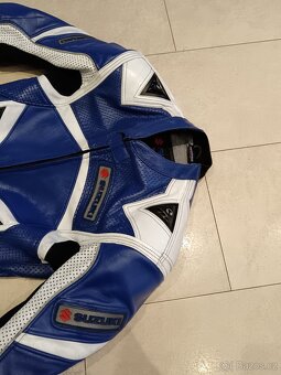 Suzuki-Pánská Dámská kožená moto kombinéza, jednodílná - 3