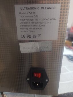 Ultrazvuková čistička 30L na 110-120v - 3