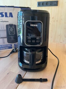 Tesla překapávač se zabudovaným mlýnkem + záruka - 3