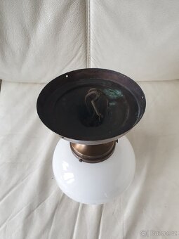 Starožitná stropnice art deco zajímavý širm - 3