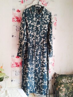 Propínací midi šaty s kapsami 42/44 - 3