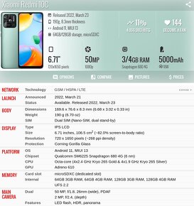 Xiaomi Redmi 10C 4GB/64GB - NOVÝ - 3