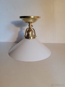 mosazný lustr, stropnice, lampa s kloubkem - 3