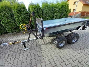 Přívěs vozík za čtyřkolku atv . Homologace spz - 3