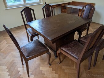 Velký jídelní set s rozkládacím stolem - 3