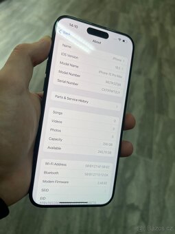 iPhone 15 Pro Max 256 GB Blue Titanium - 3