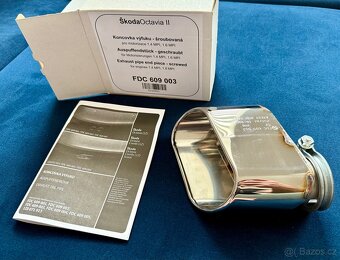 nerezová koncovka výfuku - šroubovaná - pro Škoda Octavia II - 3