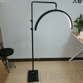 Bílé elektrické kosmetické lehátko, křeslo včetně lampy NOVÉ - 3