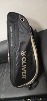 Taška, raketa a míčky na squash, značka Oliver. - 3