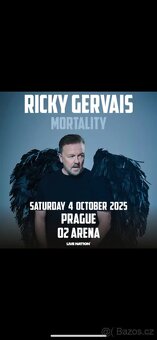 4 místa vedle sebe, Ricky Gervais- Mortality- O2 4.10.2025 - 3