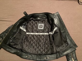 Dámská kožená motorkářská bunda W-tech, vel. M - 3