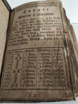 Prodám bibli z roku 1784 - 3