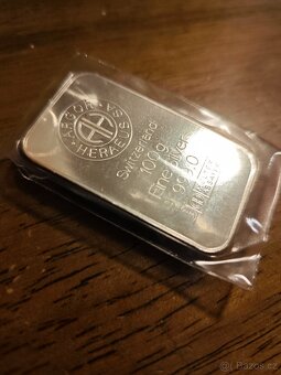 Stříbrný slitek Argor Heraeus - 3