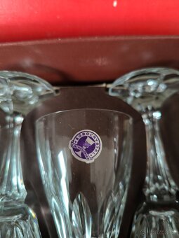 Skleničky sada 6ks Borocrystal Czechoslovakia - 3