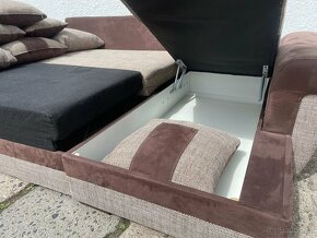 Rozkládací gauč s úložným prostorem - 3