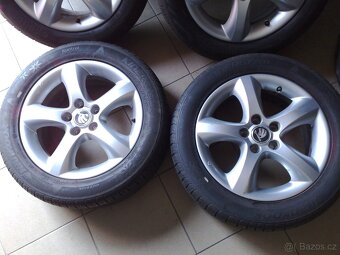 alu kola 5x100 r15 original škoda 195/55/15 - 3