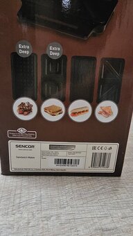 Prodám Nový Sencor Sandwich Maker metallic - 3
